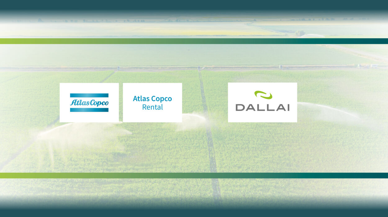 atlas copco rental pump con i raccordi sferici Dallai