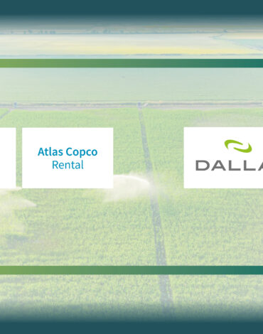 atlas copco rental pump con i raccordi sferici Dallai