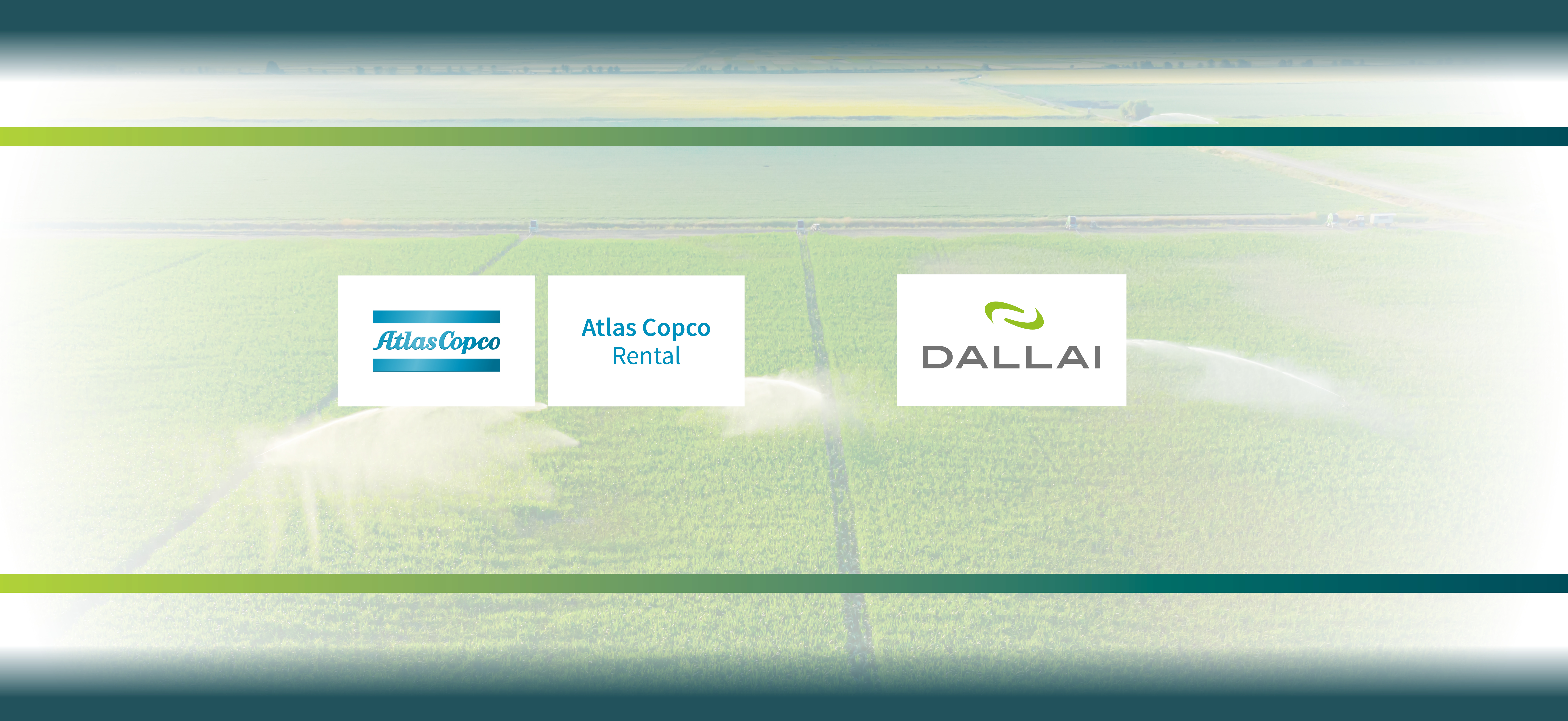 atlas copco rental pump con i raccordi sferici Dallai